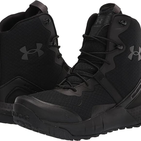UNDER ARMOUR WOMENS BOOTS 6.5 BLACK TACTICAL UA W MICRO G VLASETZ 3023744-001 - Picture 11 of 12